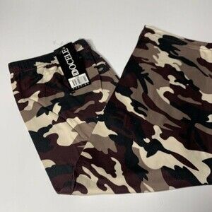 Docele Fashion Women's‎ Capri Camouflage Leggings